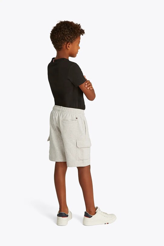Дитячі шорти Tommy Hilfiger білий KB0KB09659.PPYA