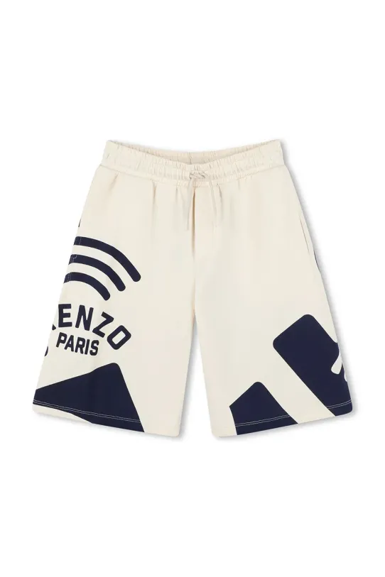 Kenzo Kids shorts di lana bambino/a maglia beige K61116.114.150