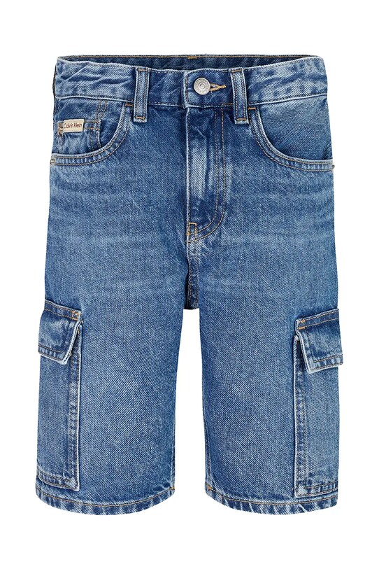 Детские джинсовые шорты Calvin Klein Jeans IB0IB02430.PPYA голубой SS25