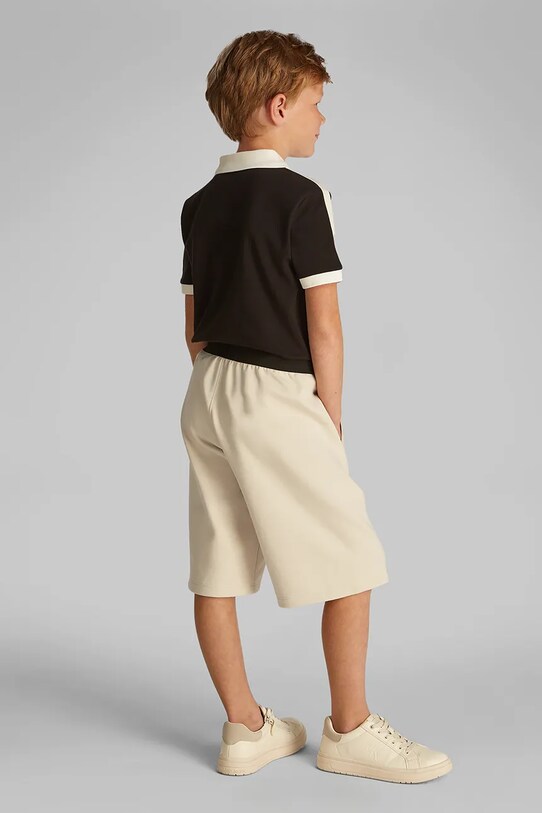 Дитячі шорти Calvin Klein Jeans бежевий IB0IB02436.PPYA