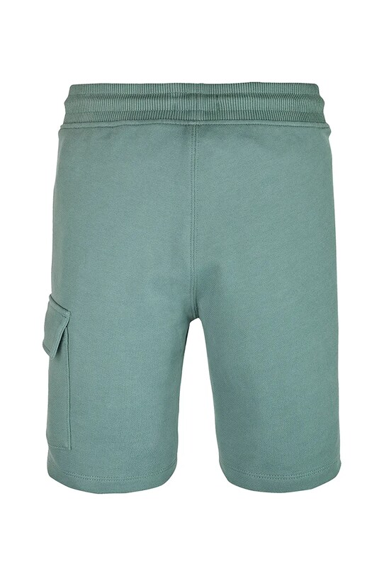 Băieți Calvin Klein Jeans pantaloni scurți din bumbac pentru copii IB0IB02440.PPYA turcoaz