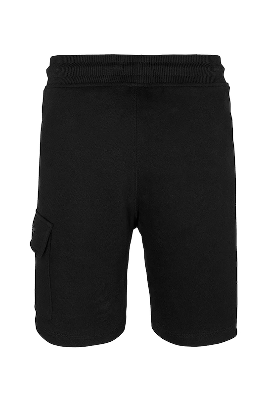 Băieți Calvin Klein Jeans pantaloni scurți din bumbac pentru copii IB0IB02440.PPYA negru