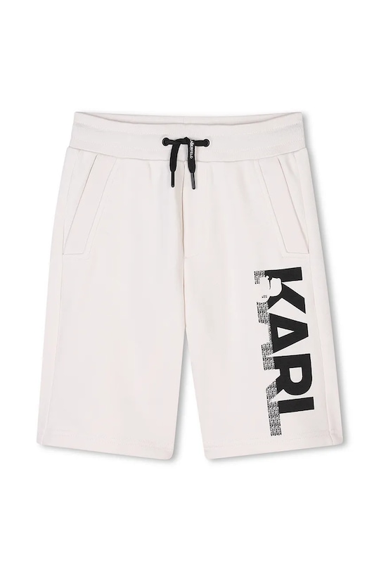 Otroške kratke hlače Karl Lagerfeld Z30413.114.150 bež SS25