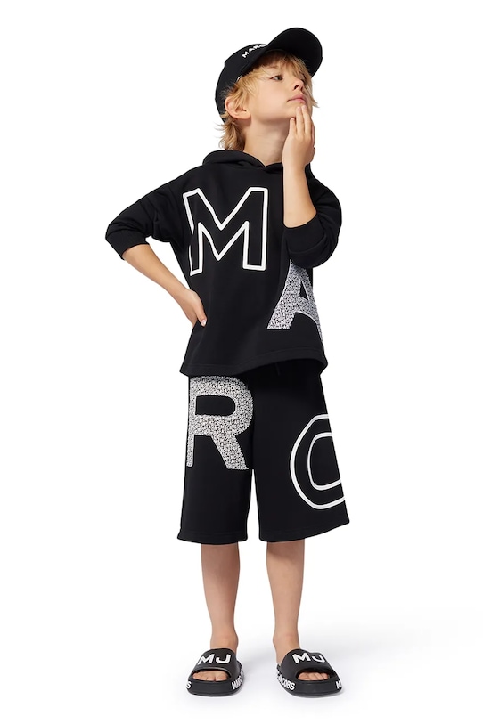 Otroške kratke hlače Marc Jacobs Pletenina črna W60483.156