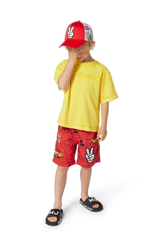 Dětské plavkové šortky Marc Jacobs x Disney Postavičky z pohádek růžová W60505.156