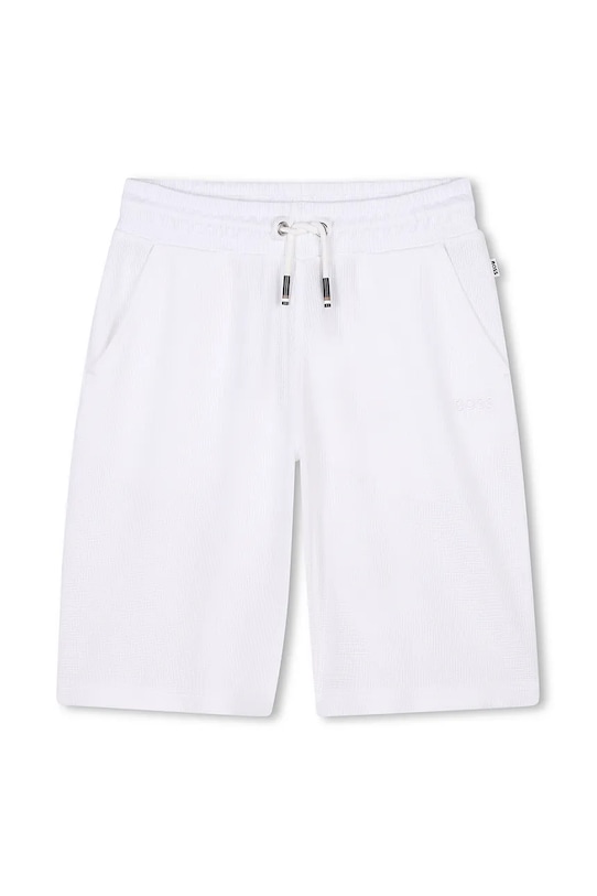 Otroške kratke hlače BOSS Pletenina bela J52169.162.174
