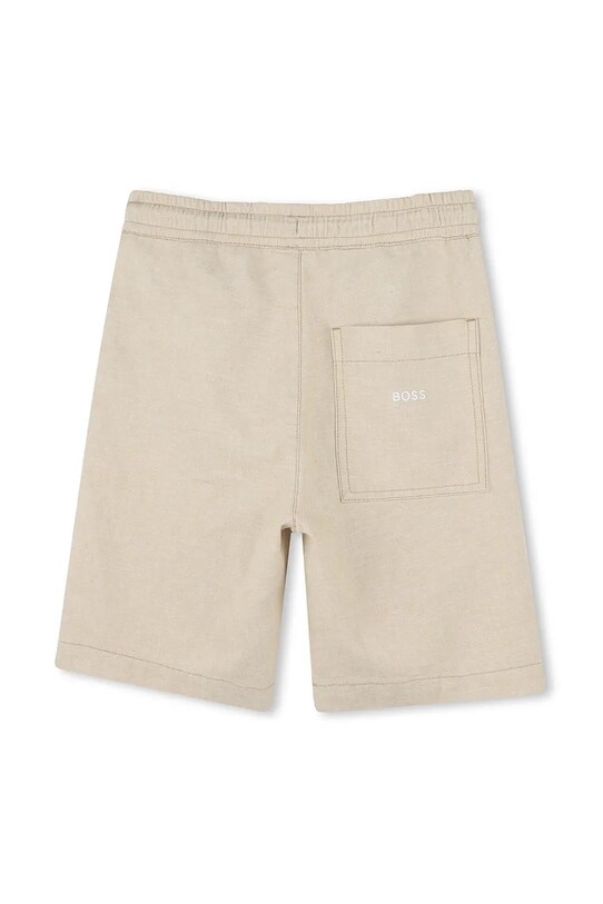 BOSS pantaloni scurti copii J51993.102.108 bej SS25