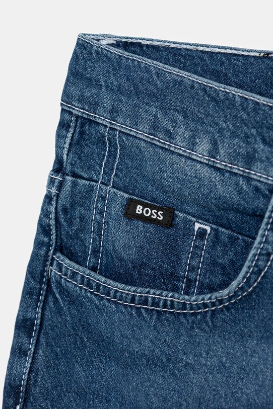 Мальчик Детские джинсовые шорты BOSS J51994.114.150 голубой