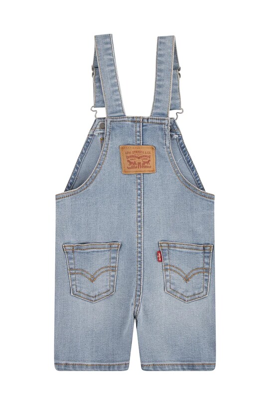 Levi's ogrodniczki dziecięce SHORTALL 6EE584.PPYA niebieski SS25