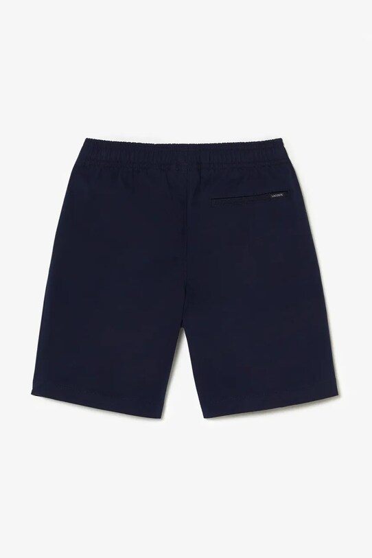 Lacoste pantaloni scurți copii FJ5242 bleumarin SS25