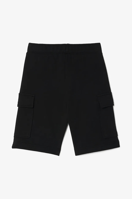 Lacoste szorty bawełniane dziecięce GJ7372 czarny SS25