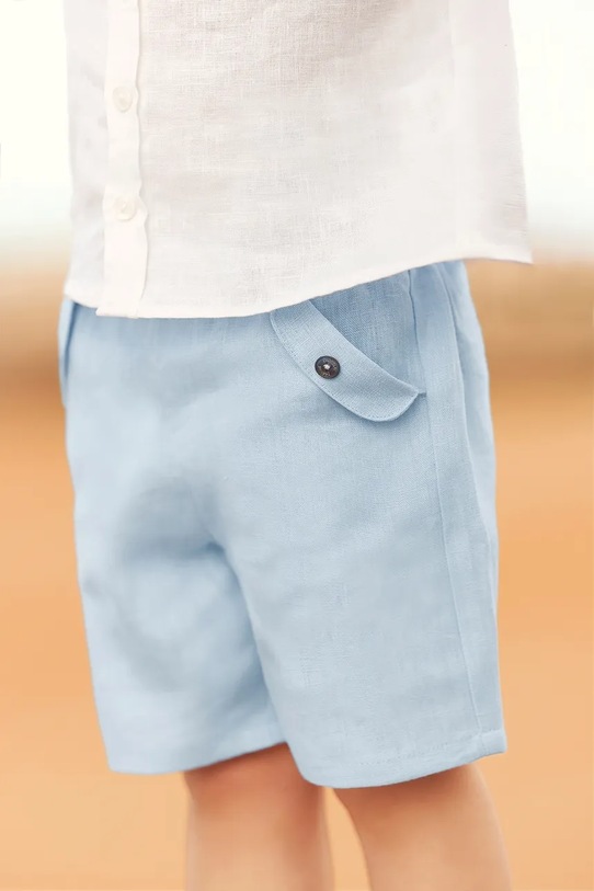 Tartine et Chocolat pantaloncini in lino per neonati CA26061.80.94 blu