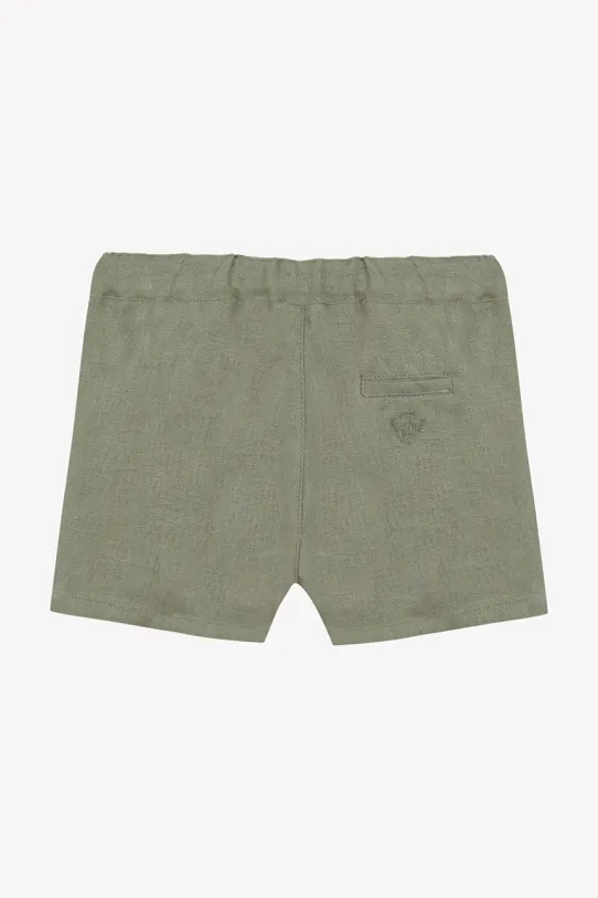 Tartine et Chocolat pantaloni scurți de in pentru copii CA26061.104 verde SS25