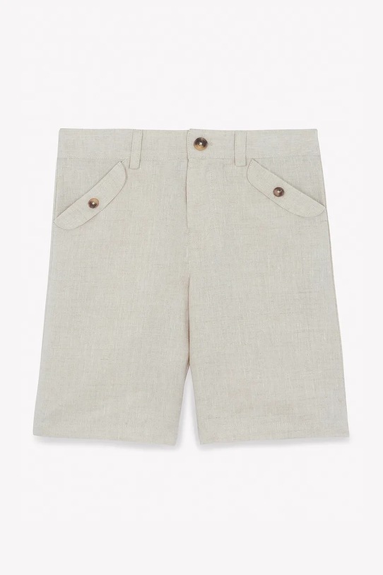 Детские льняные шорты Tartine et Chocolat CA26003.110 бежевый SS25