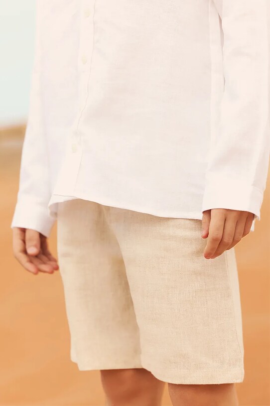 Tartine et Chocolat shorts in lino bambino/a biancheria beige CA26003.140.152