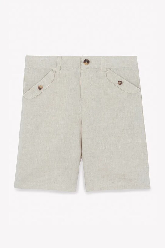 Tartine et Chocolat shorts in lino bambino/a CA26003.140.152 beige SS25
