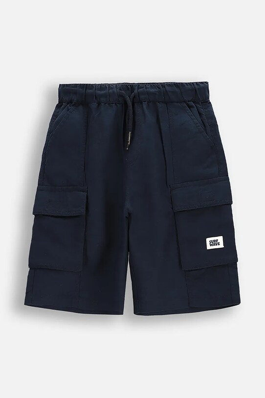 Coccodrillo pantaloni scurți WC5119504HBJ bleumarin SS25