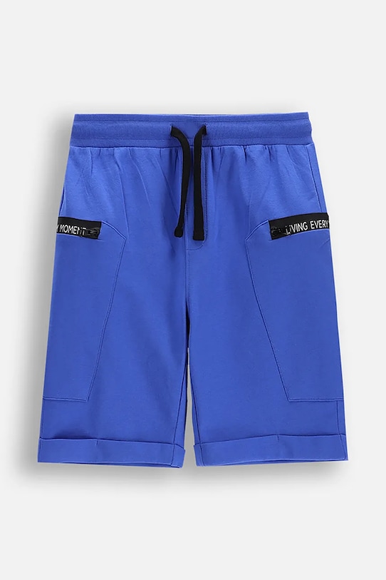 Kratke hlače Coccodrillo WC5120501IBJ modra SS25