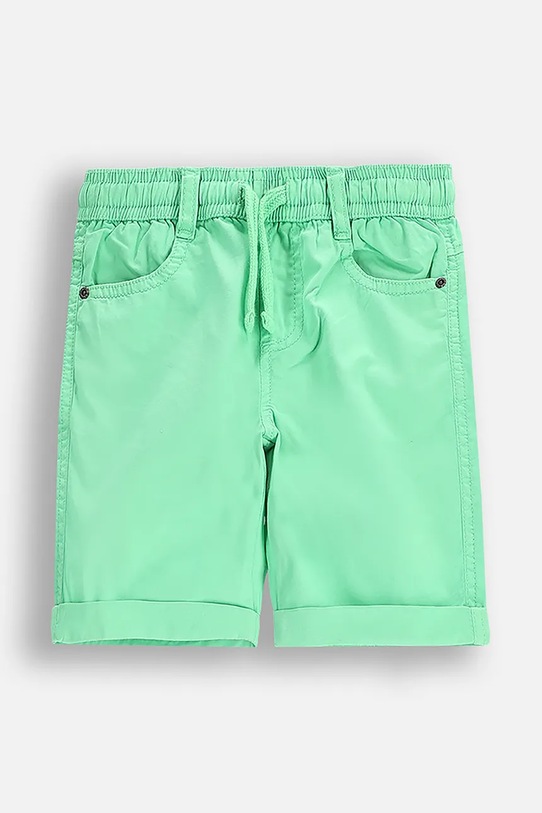 Coccodrillo szorty bawełniane dziecięce WC5119501TBK zielony SS25