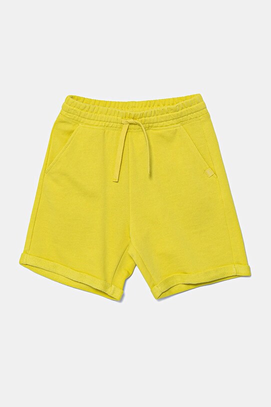 Детские хлопковые шорты United Colors of Benetton casual зелёный 3J68C901G.G.Season.PPYA