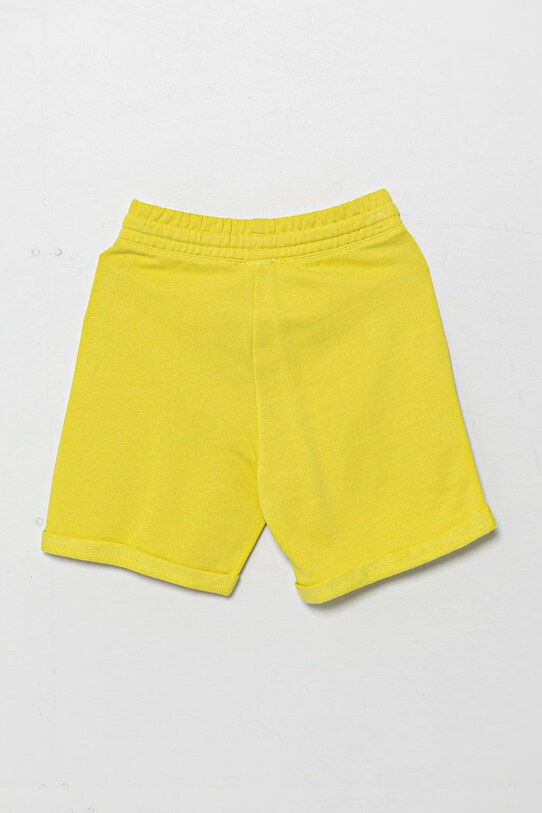 United Colors of Benetton gyerek pamut rövidnadrág 3J68C901G.G.Season.PPYA zöld SS25