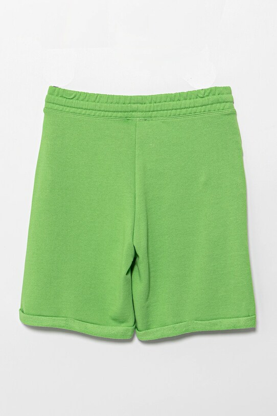 Детски памучен къс панталон United Colors of Benetton 3J68C901G.G.Season.PPYA зелен SS25