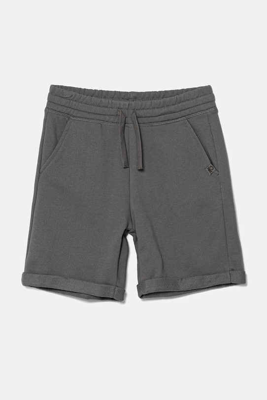 Detské bavlnené šortky United Colors of Benetton bavlna sivá 3J68C901G.G.Season.PPYA