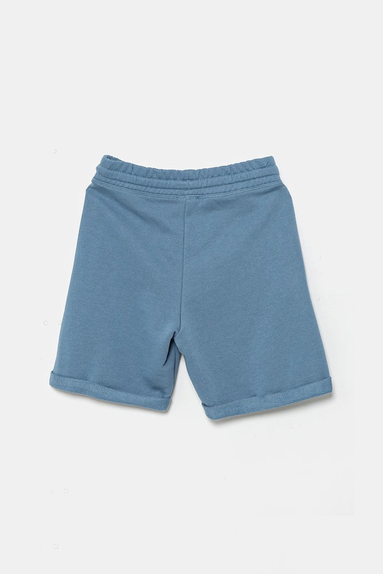 United Colors of Benetton szorty bawełniane dziecięce 3J68C901G.G.Season.PPYA niebieski SS25