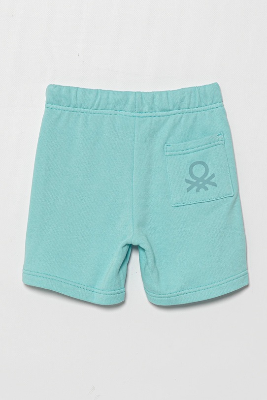 Otroške bombažne kratke hlače United Colors of Benetton 3J70G900P.P.Season.PPYA turkizna SS25