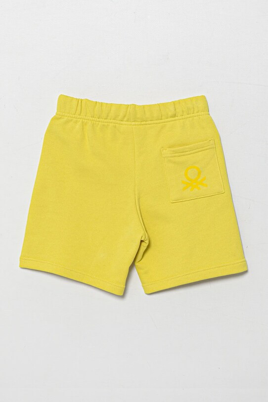 Dječje pamučne kratke hlače United Colors of Benetton 3J70G900P.P.Season.PPYA zelena SS25