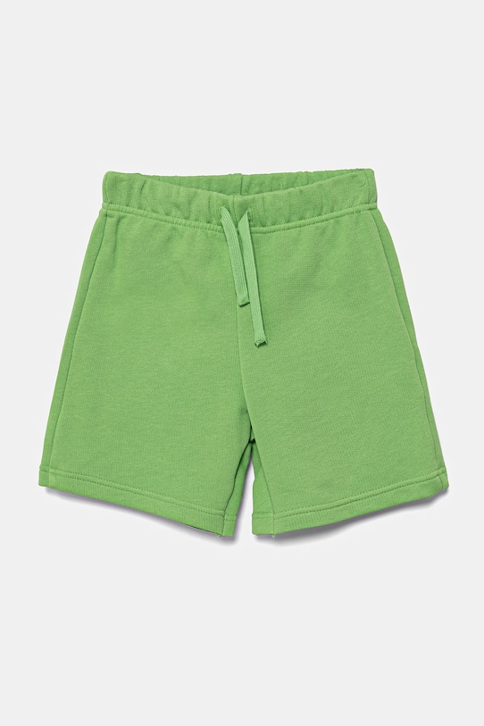 United Colors of Benetton pantaloni scurți din bumbac pentru copii sport verde 3J70G900P.P.Season.PPYA