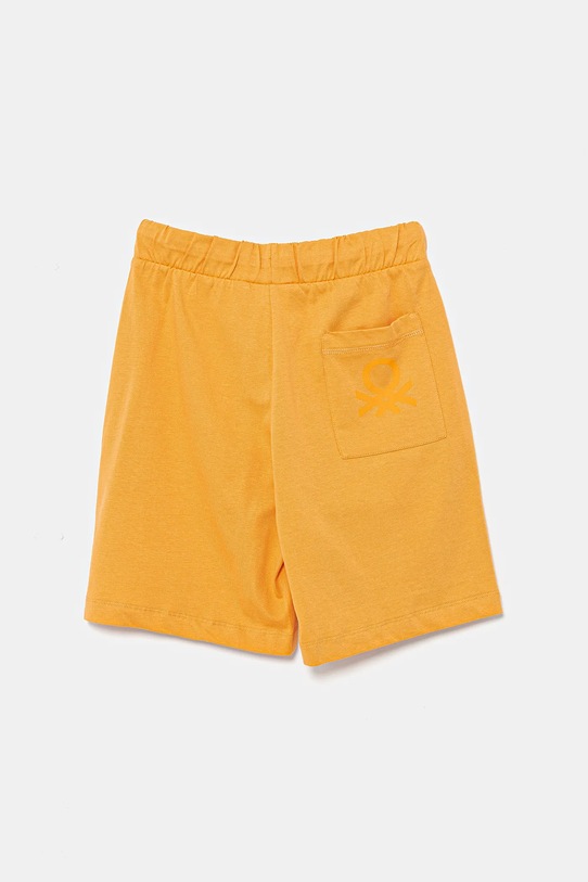Αγορίστικα Παιδικό βαμβακερό σορτς United Colors of Benetton 3BL0C903L.G.Seasonal πορτοκαλί