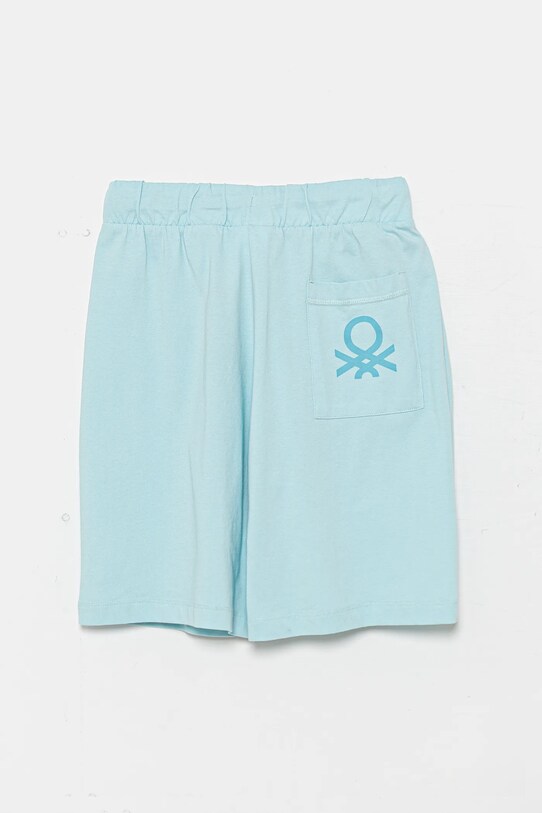 Мальчик Детские хлопковые шорты United Colors of Benetton 3BL0C903L.G.Seasonal голубой