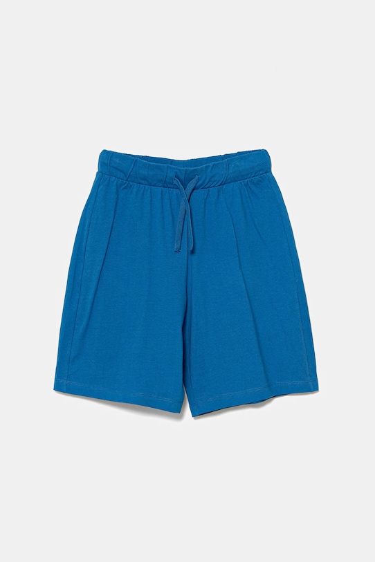United Colors of Benetton szorty bawełniane dziecięce bawełna niebieski 3BL0C903L.G.Seasonal