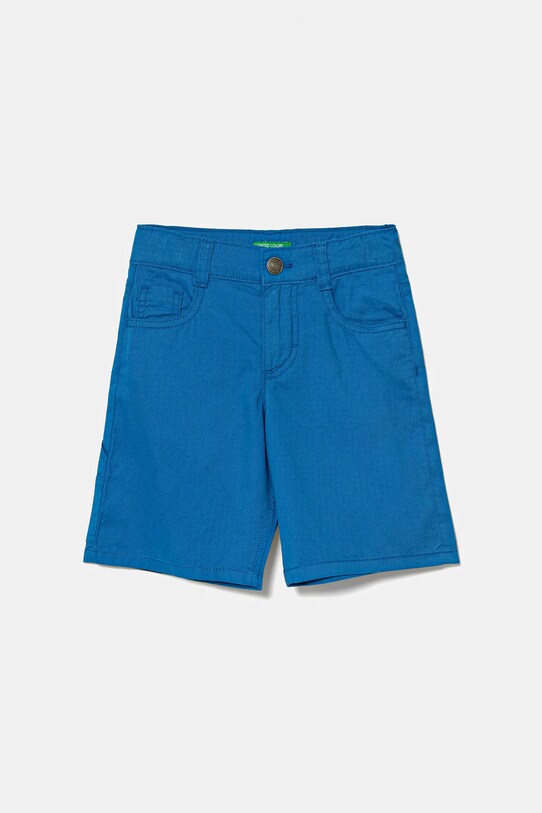 Detské bavlnené šortky United Colors of Benetton bavlna modrá 47RGG901Y.P.Seasonal