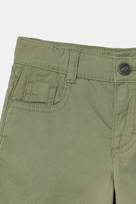 Chlapec Detské bavlnené šortky United Colors of Benetton 47RGG901Y.P.Seasonal zelená
