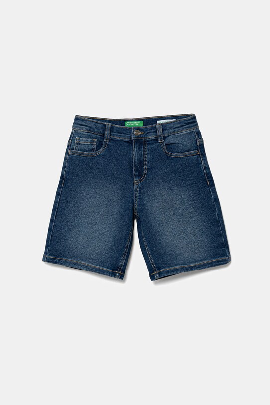 United Colors of Benetton pantaloni scurți din denim pentru copii casual albastru 44LGC9048.G.Seasonal