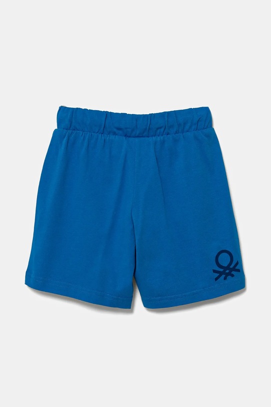 United Colors of Benetton pantaloni scurți din bumbac pentru copii 3BL0G900Q.P.Season.PPYA albastru SS25