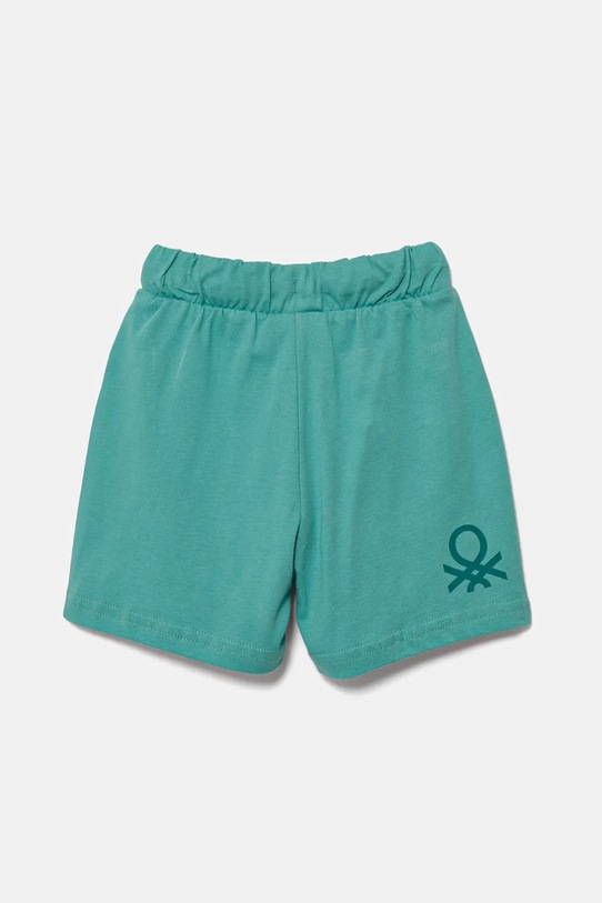 Детские хлопковые шорты United Colors of Benetton 3BL0G900Q.P.Season.PPYA бирюзовый SS25
