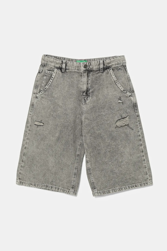 Traper kratke hlače United Colors of Benetton Planet friendly siva 4AD7C9045.G.Seasonal