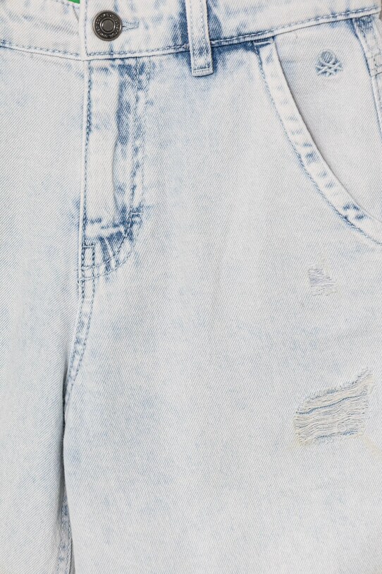 Băieți United Colors of Benetton pantaloni scurți jeans 4AD7C9045.G.Seasonal albastru