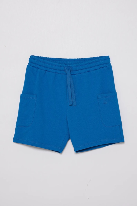 Детские хлопковые шорты United Colors of Benetton casual голубой 39DJG901C.P.Seasonal