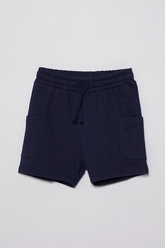 Дитячі бавовняні шорти United Colors of Benetton casual темно-синій 39DJG901C.P.Seasonal