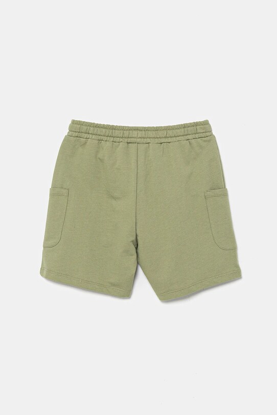 Chlapec Detské bavlnené šortky United Colors of Benetton 39DJG901C.P.Seasonal zelená