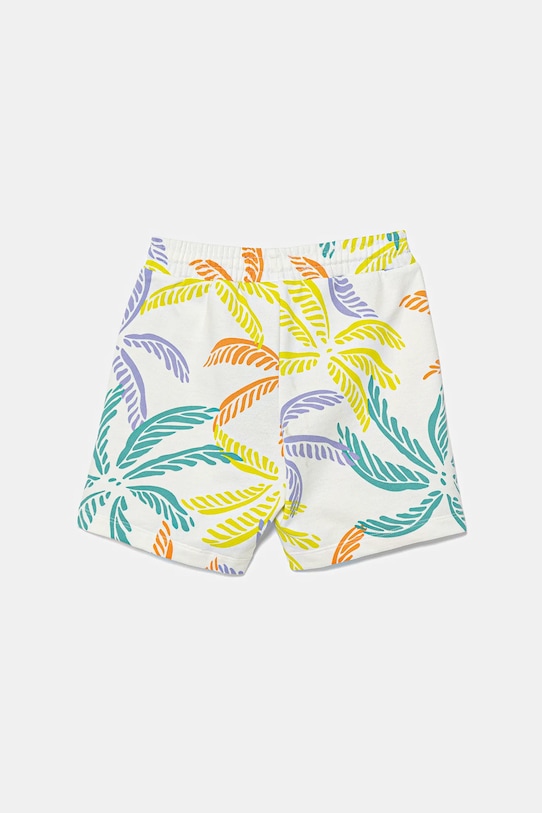 Dětské bavlněné šortky United Colors of Benetton 32IEG901Y.P.Seasonal béžová SS25