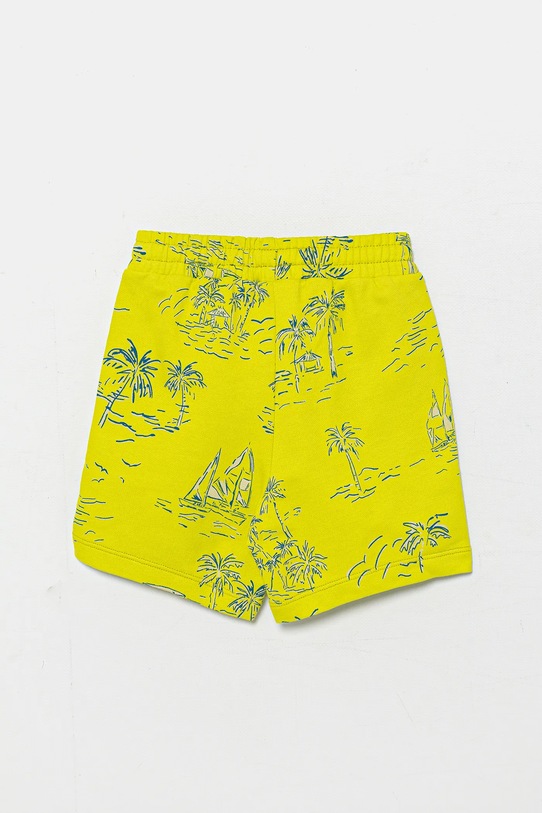 CHLAPEC Dětské bavlněné šortky United Colors of Benetton 32IEG901Y.P.Seasonal zelená