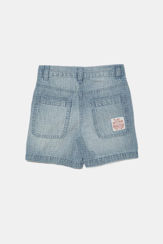 United Colors of Benetton pantaloni scurți din denim pentru bebeluși 43Z9G902R.P.Seasonal albastru SS25