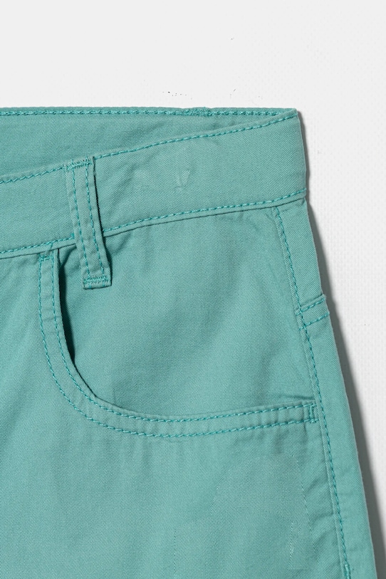 Chlapec Detské bavlnené šortky United Colors of Benetton 47RGC902U.G.Seasonal tyrkysová