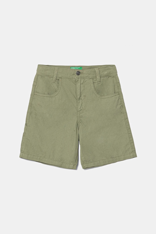 United Colors of Benetton pantaloni scurți din bumbac pentru copii casual verde 47RGC902U.G.Seasonal