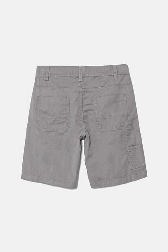 United Colors of Benetton pantaloni scurți din bumbac pentru copii 47RGC902U.G.Seasonal gri SS25